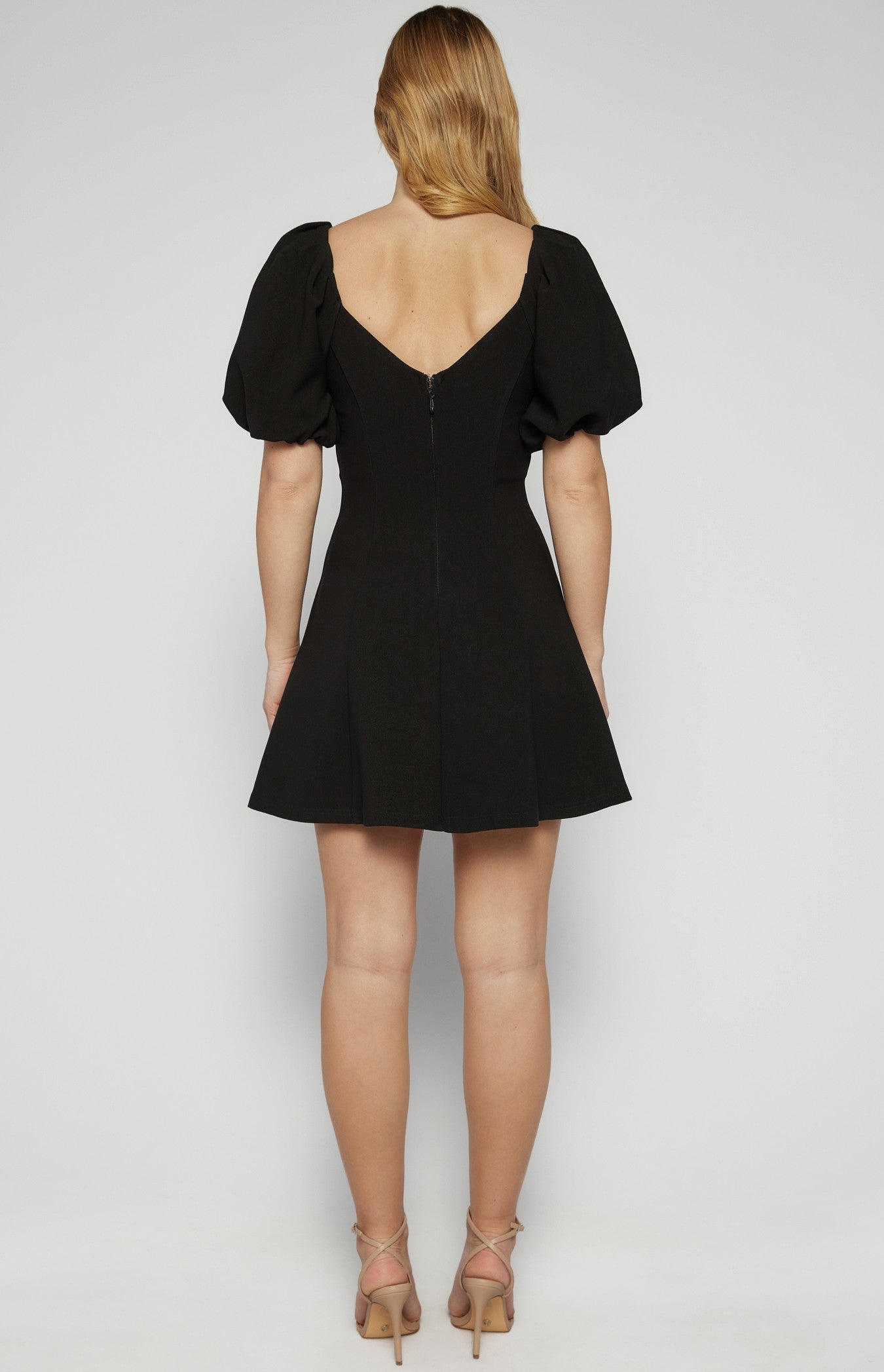 Textured Stretch Fabric Panel Dress