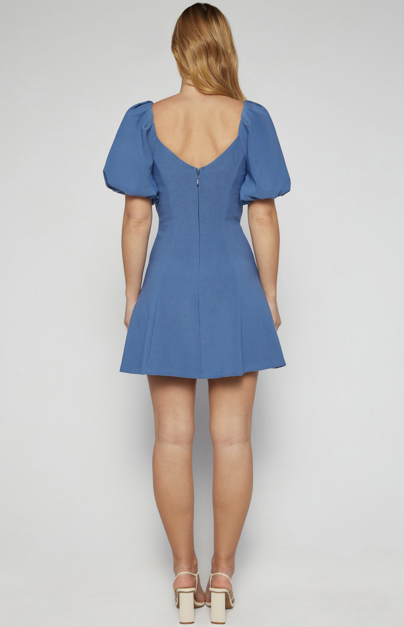 Textured Stretch Fabric Panel Dress