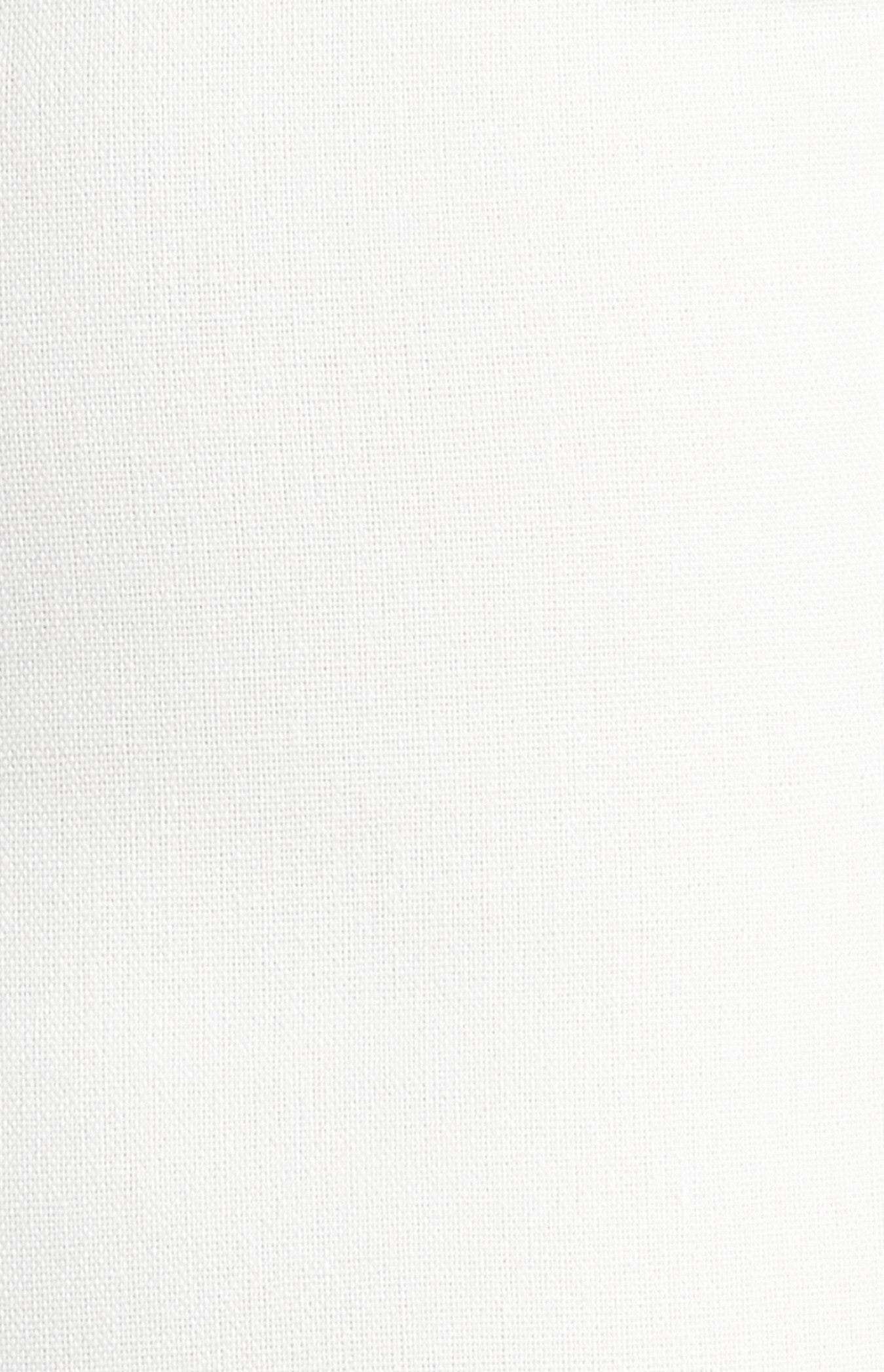 Drop Waist Scallop Frill Detail Midi Dress