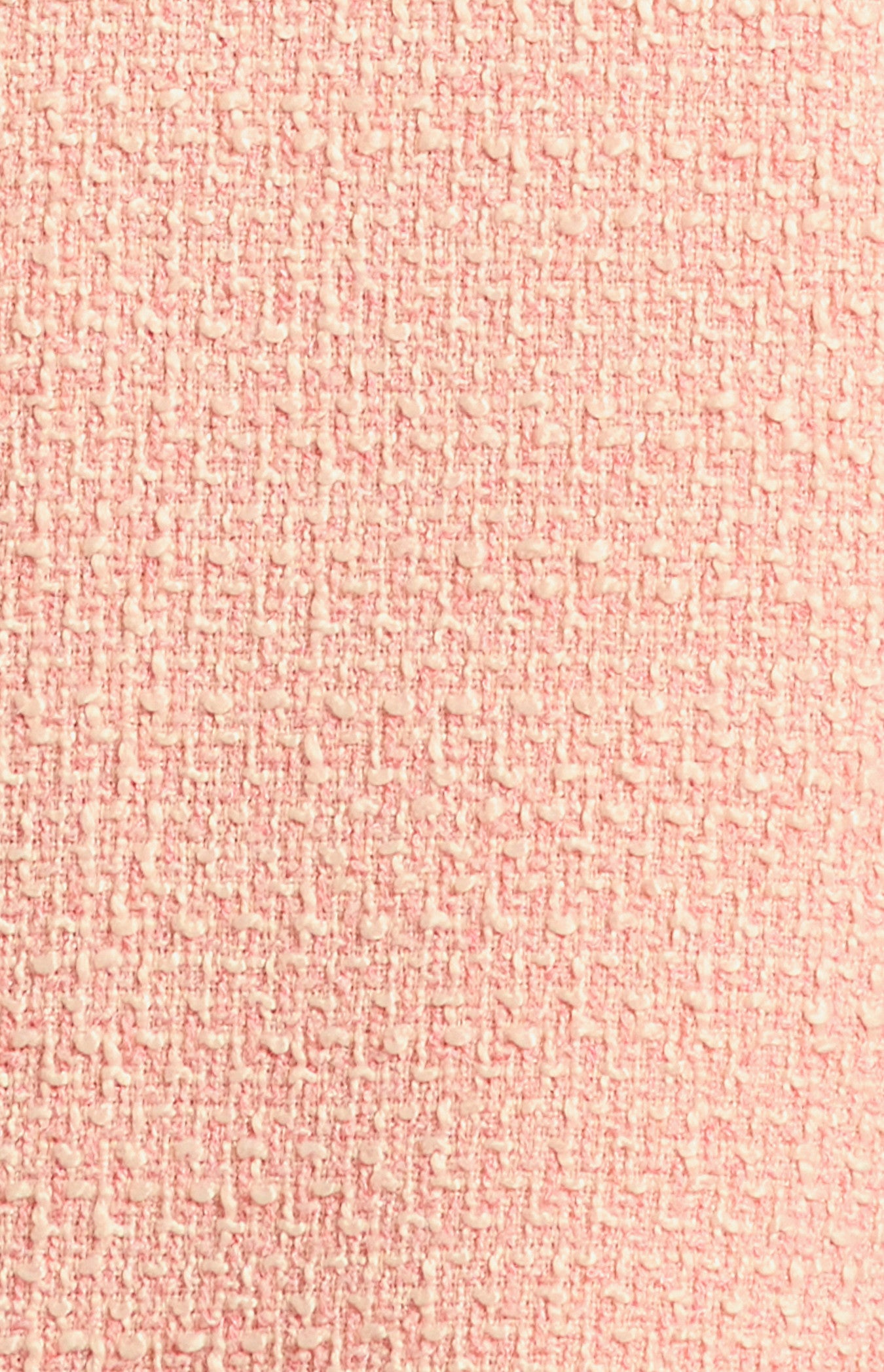 Tweed Mini Dress with Front Buttons and Faux Pocket