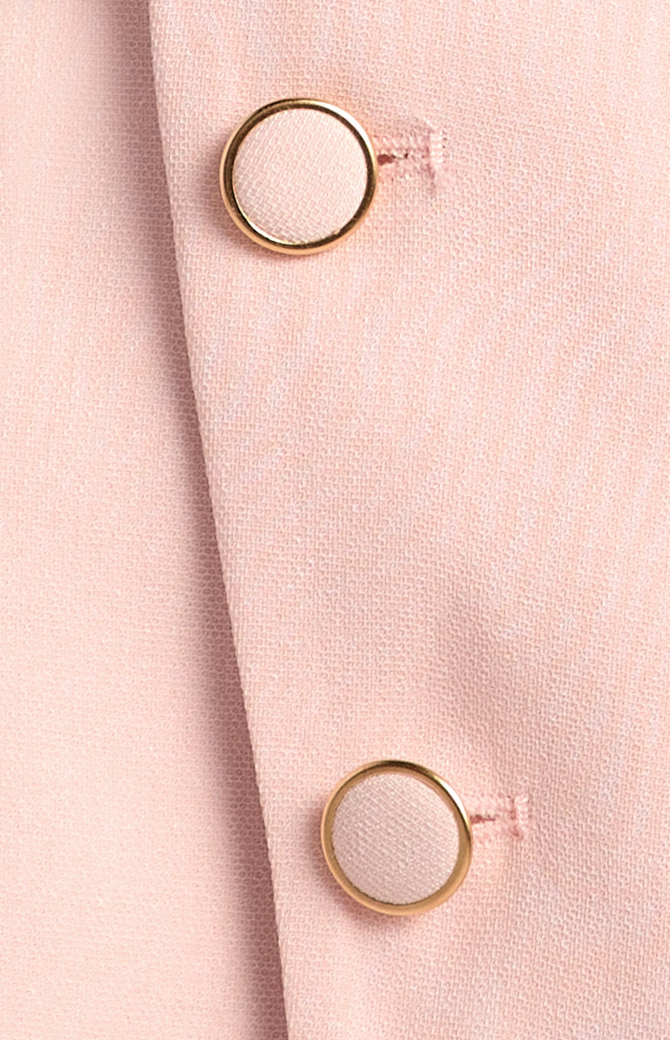 Asymmetrical Gold Accent Button Vest Dress