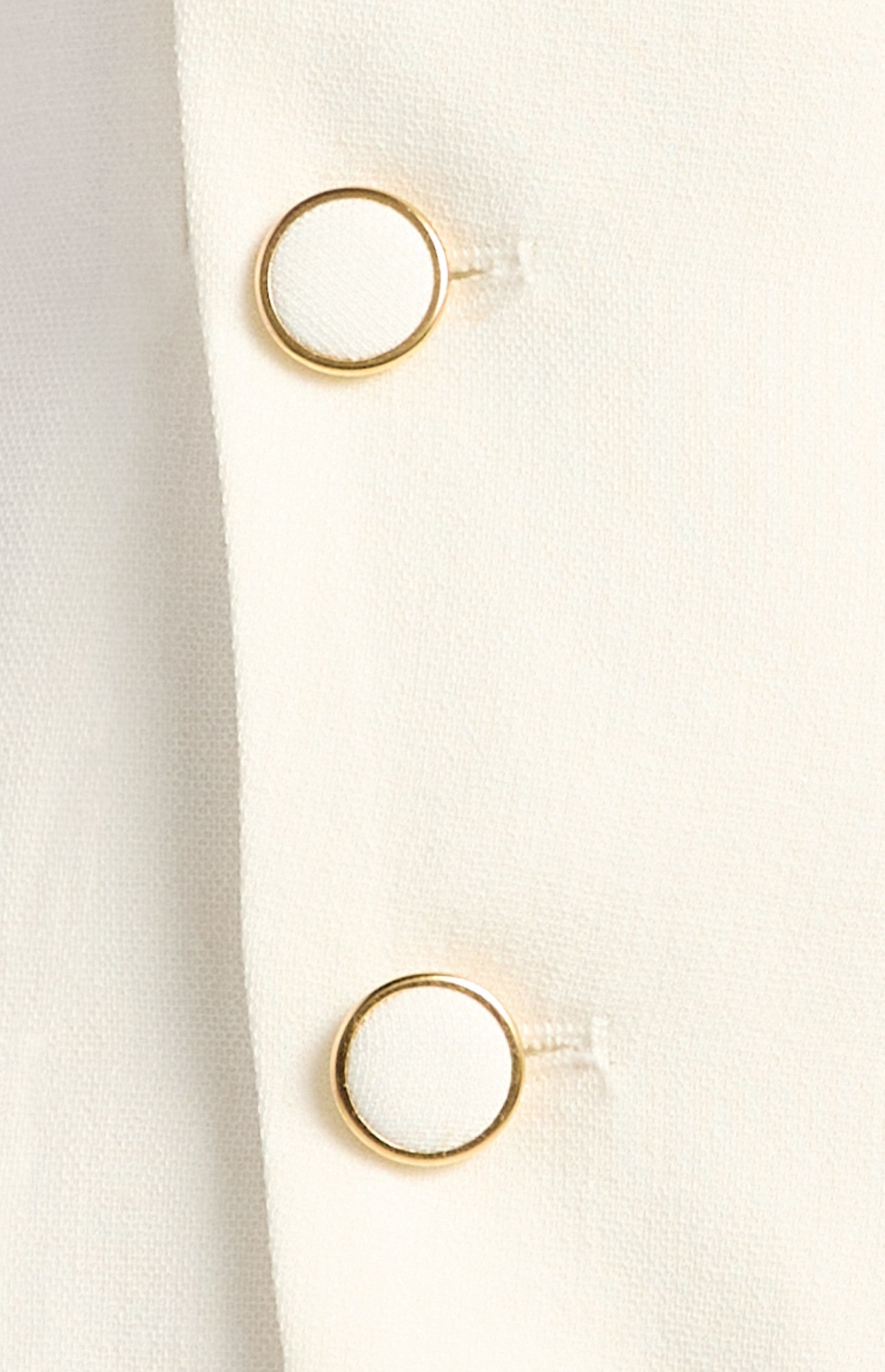 Asymmetrical Gold Accent Button Vest Dress