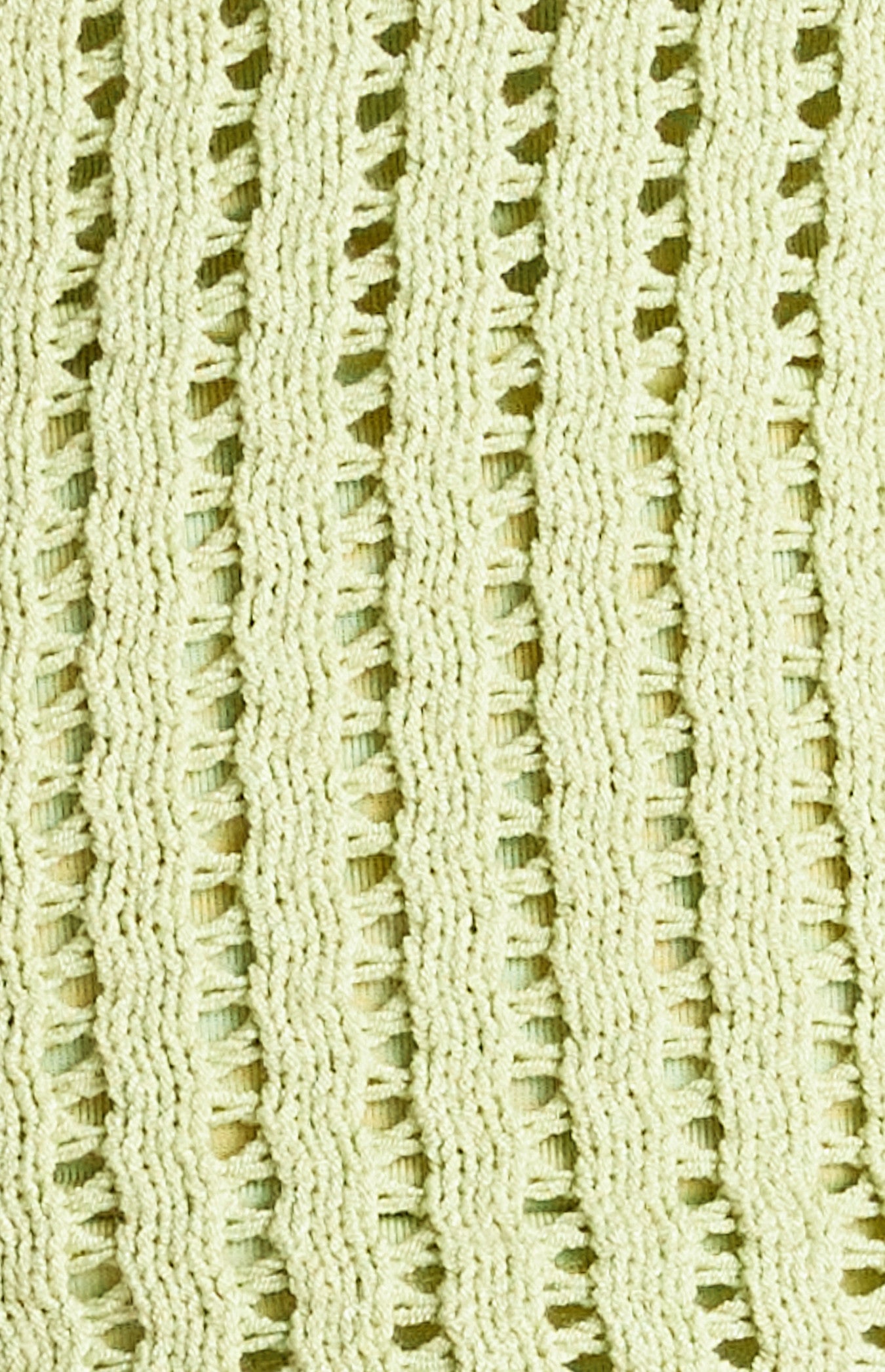 Crochet Knit Top with Slip Cami