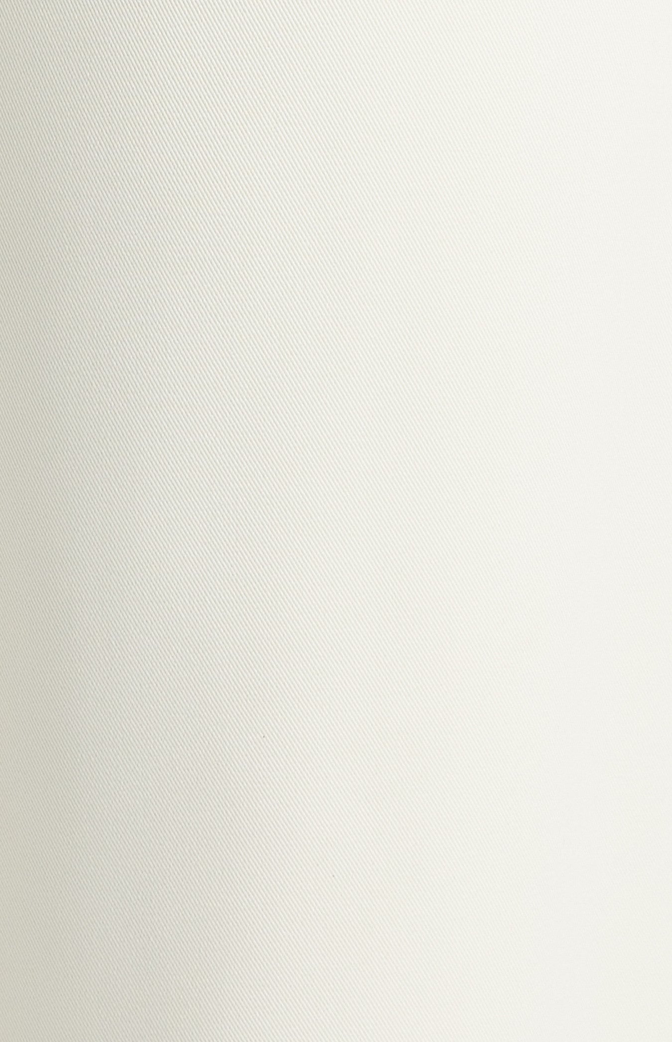 High-Waisted Tapered Pants with Round Self-Fabric Buckle