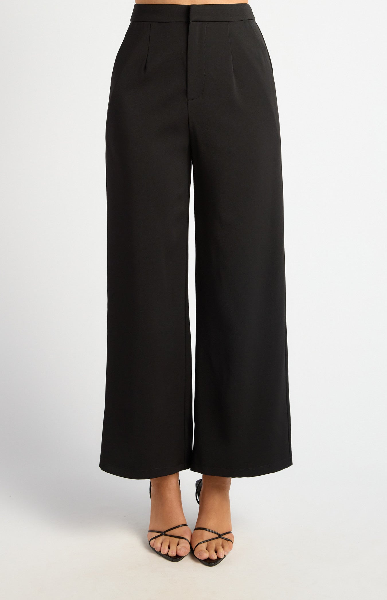 Straight Leg High Waisted Pants