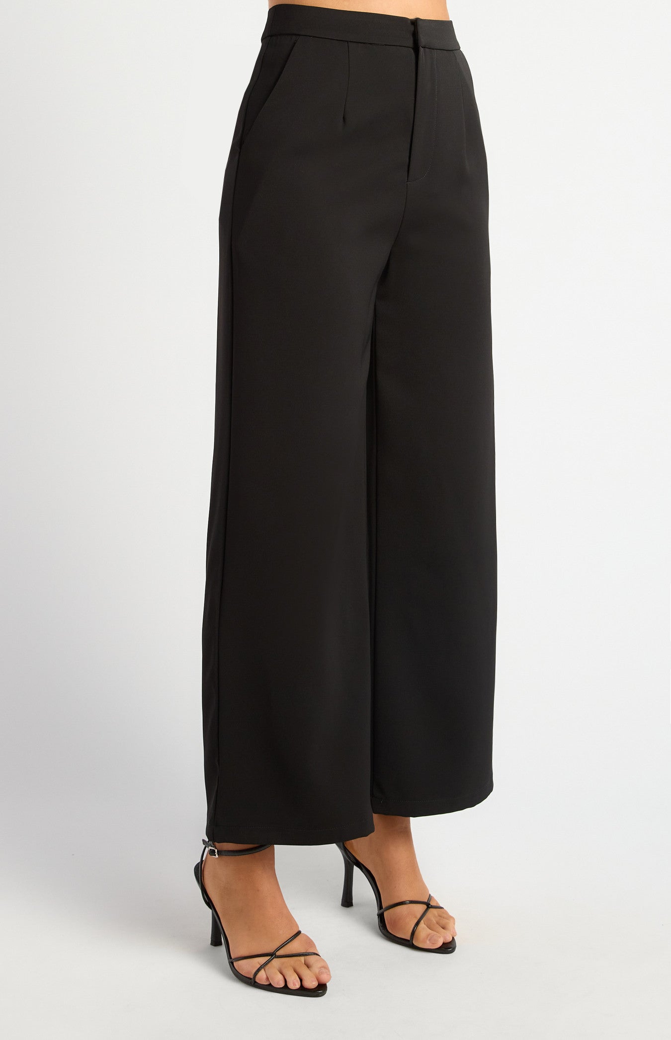 Straight Leg High Waisted Pants