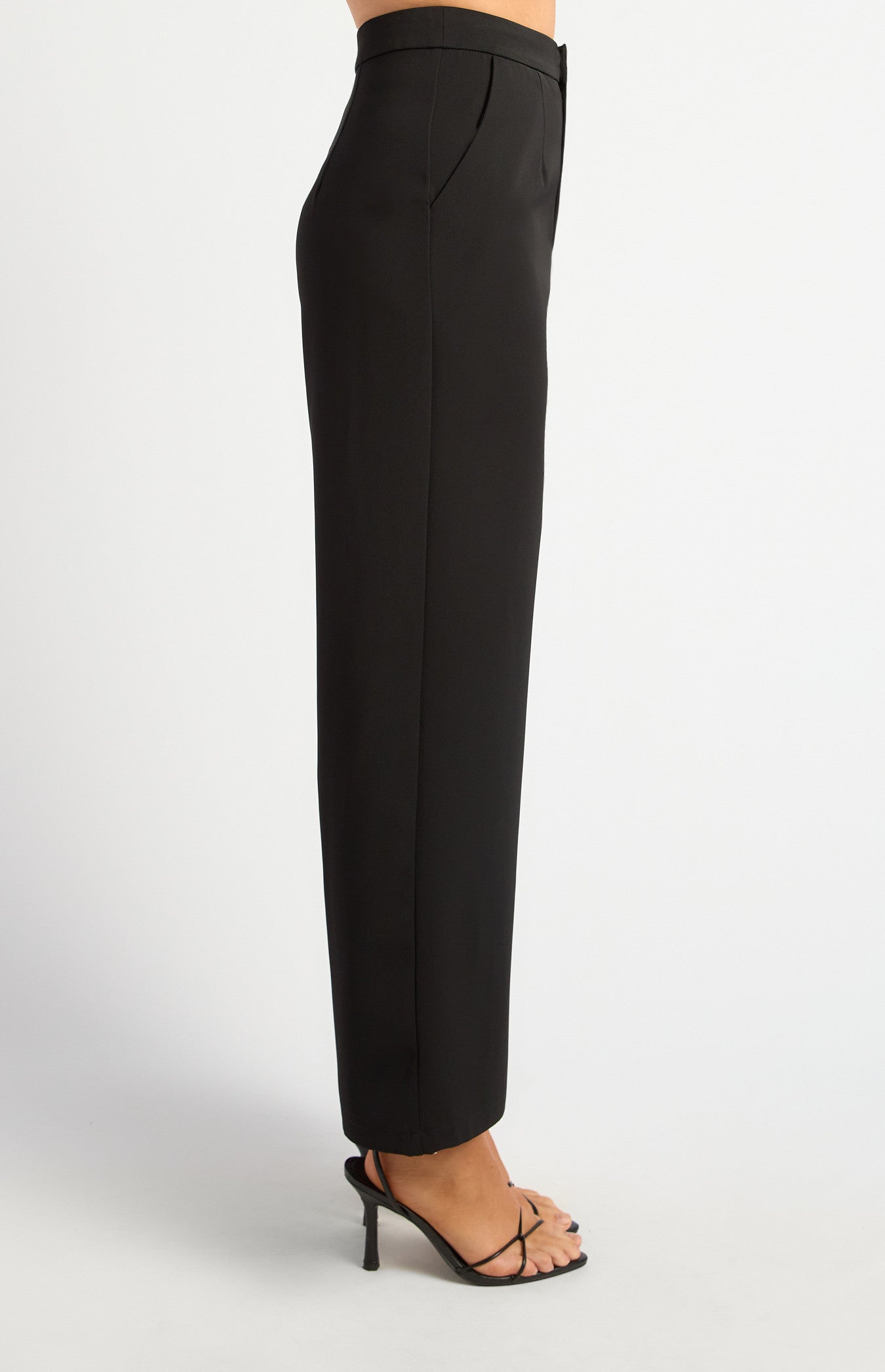 Straight Leg High Waisted Pants