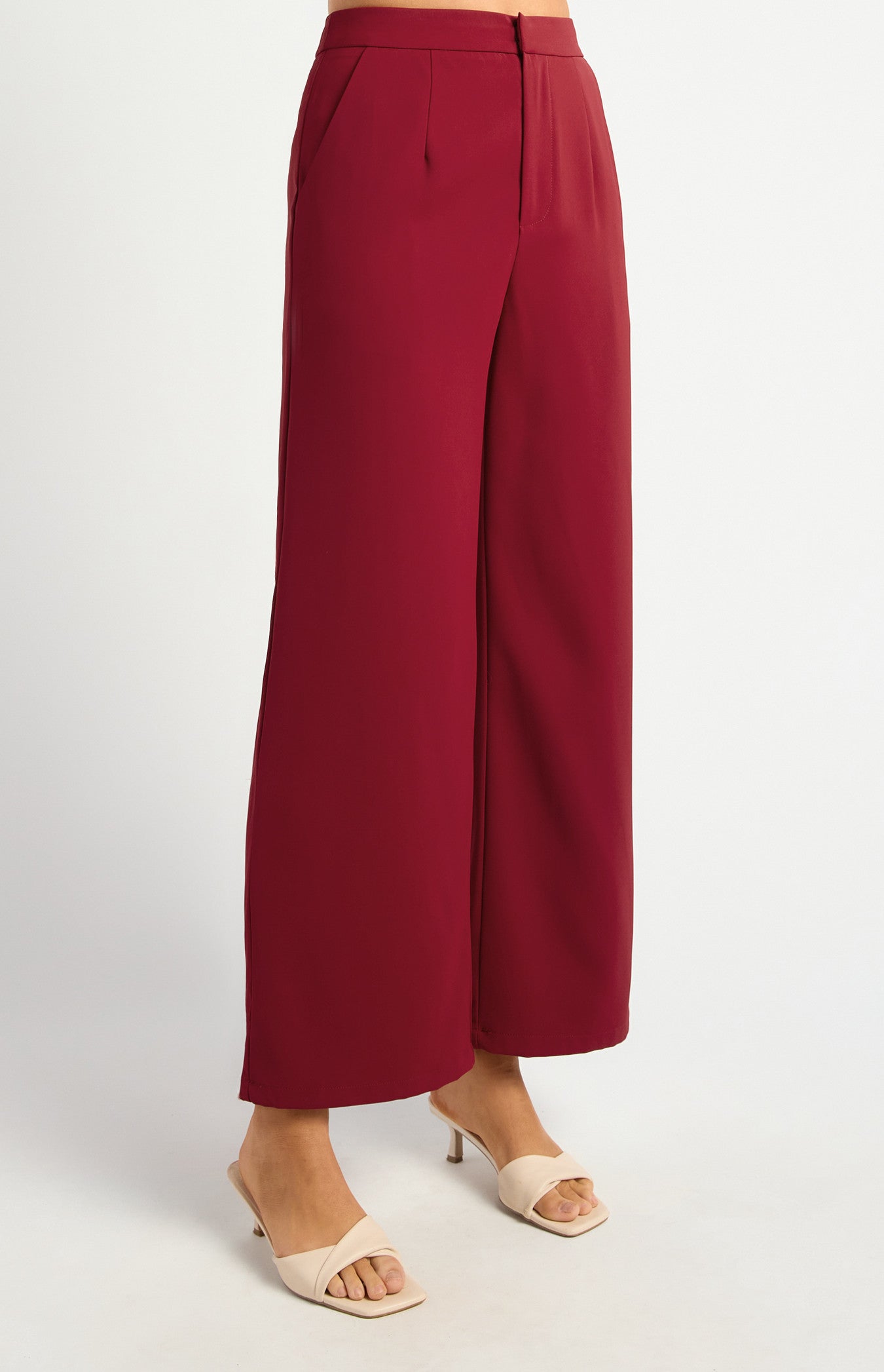 Straight Leg High Waisted Pants