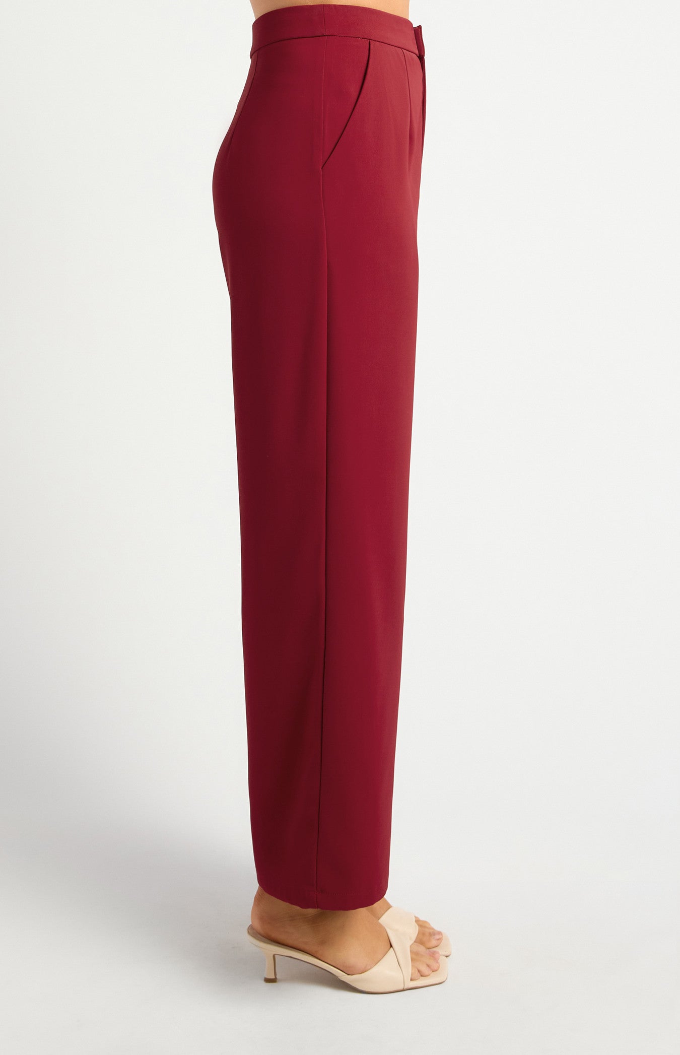 Straight Leg High Waisted Pants