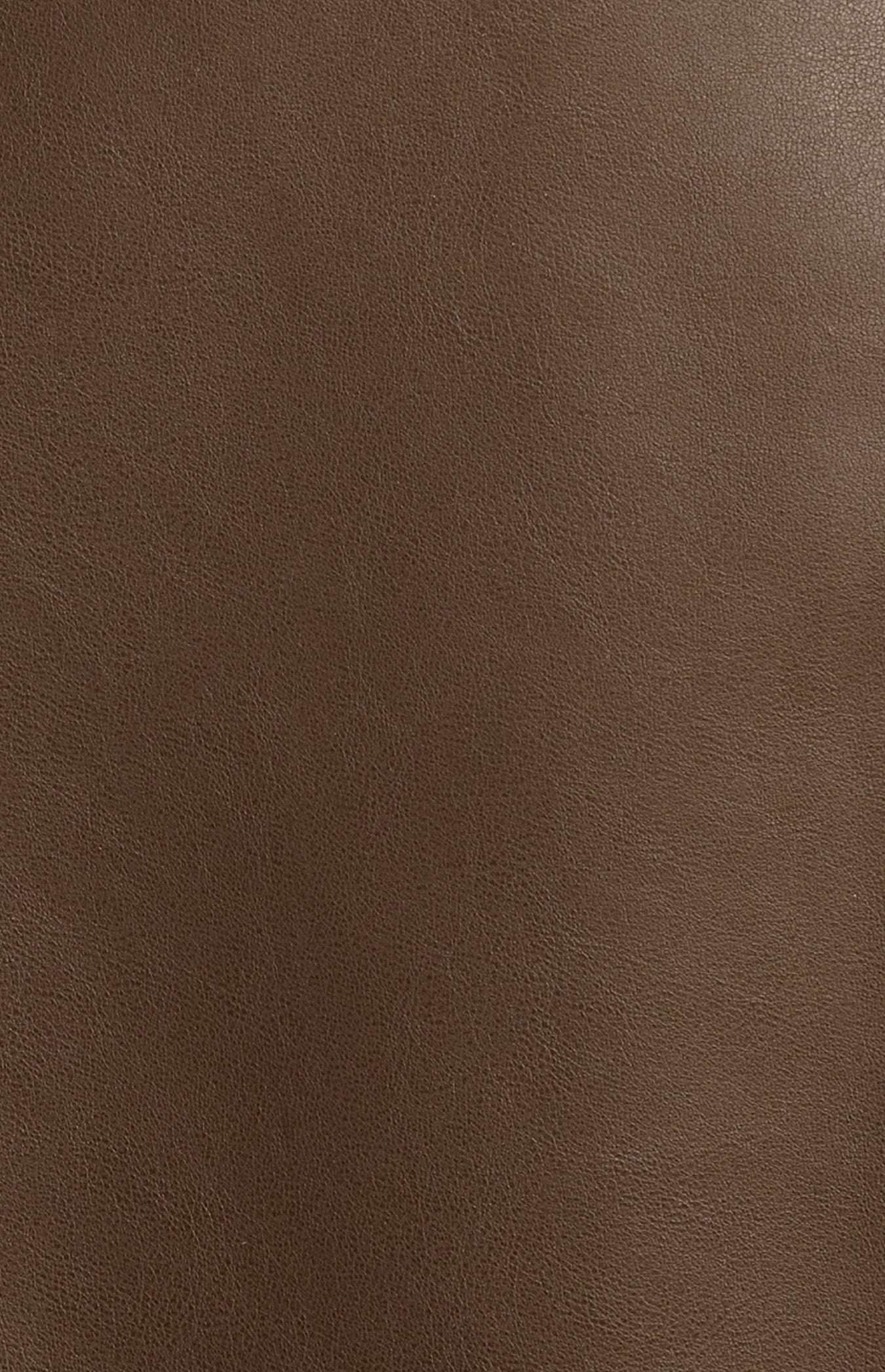 A Line Faux Leather Midi Skirt with Top Stitch Belt Detail