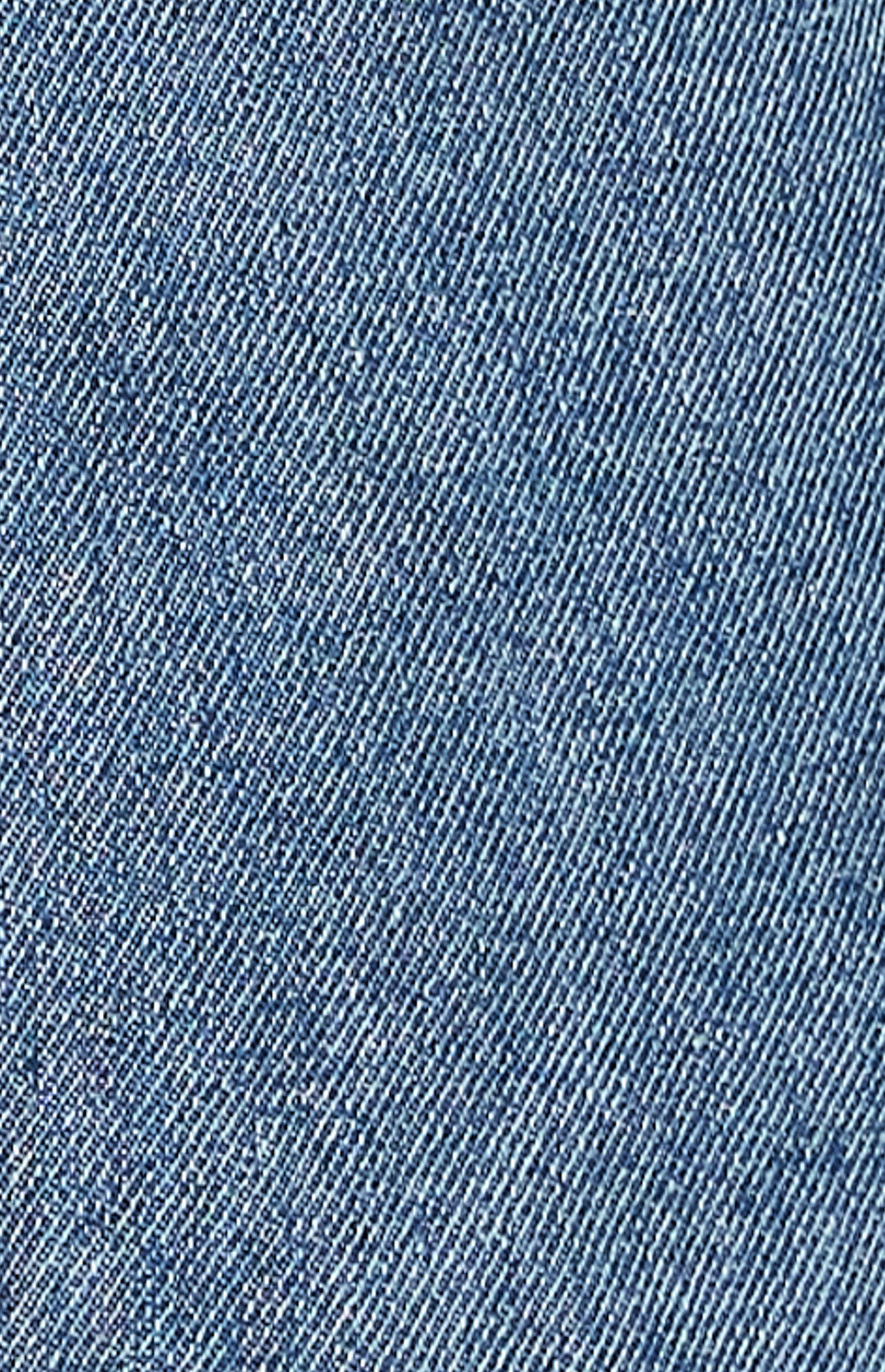 Button-Up Denim Playsuit with D-Ring Belt