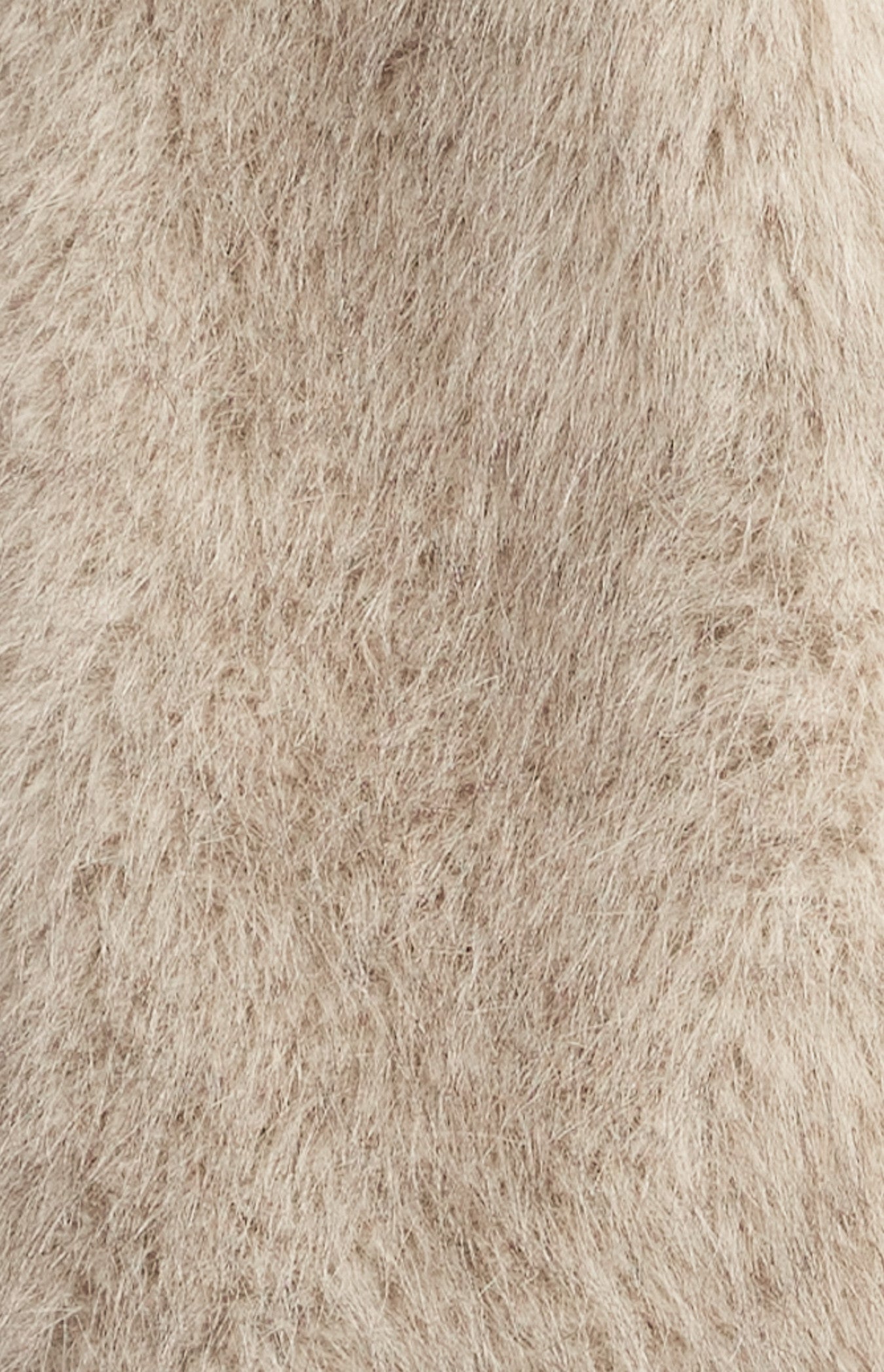 Faux Fur Coat with Hook and Eye Closure