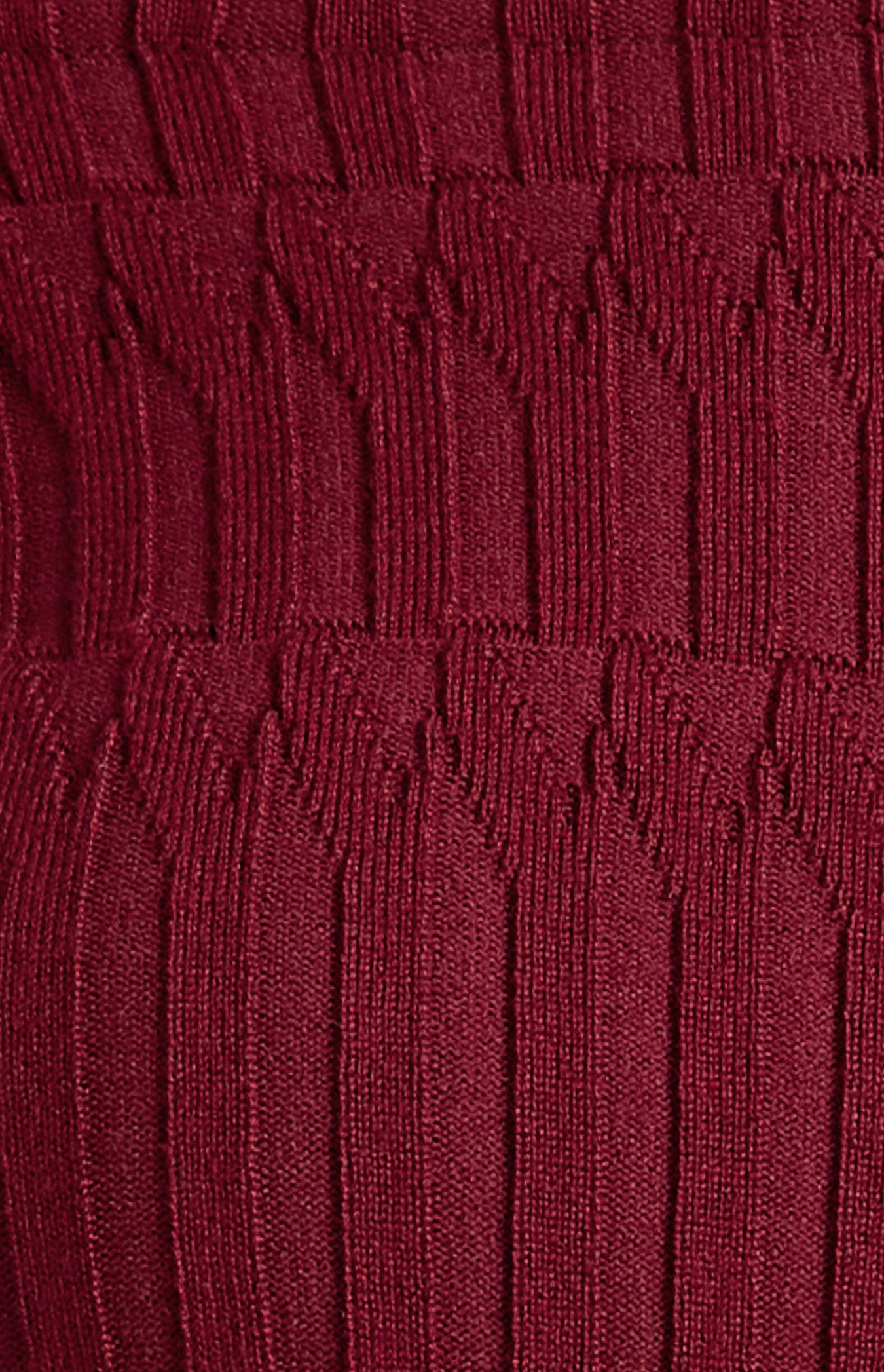 Off-Shoulder Patterned Knit Top with Front Button