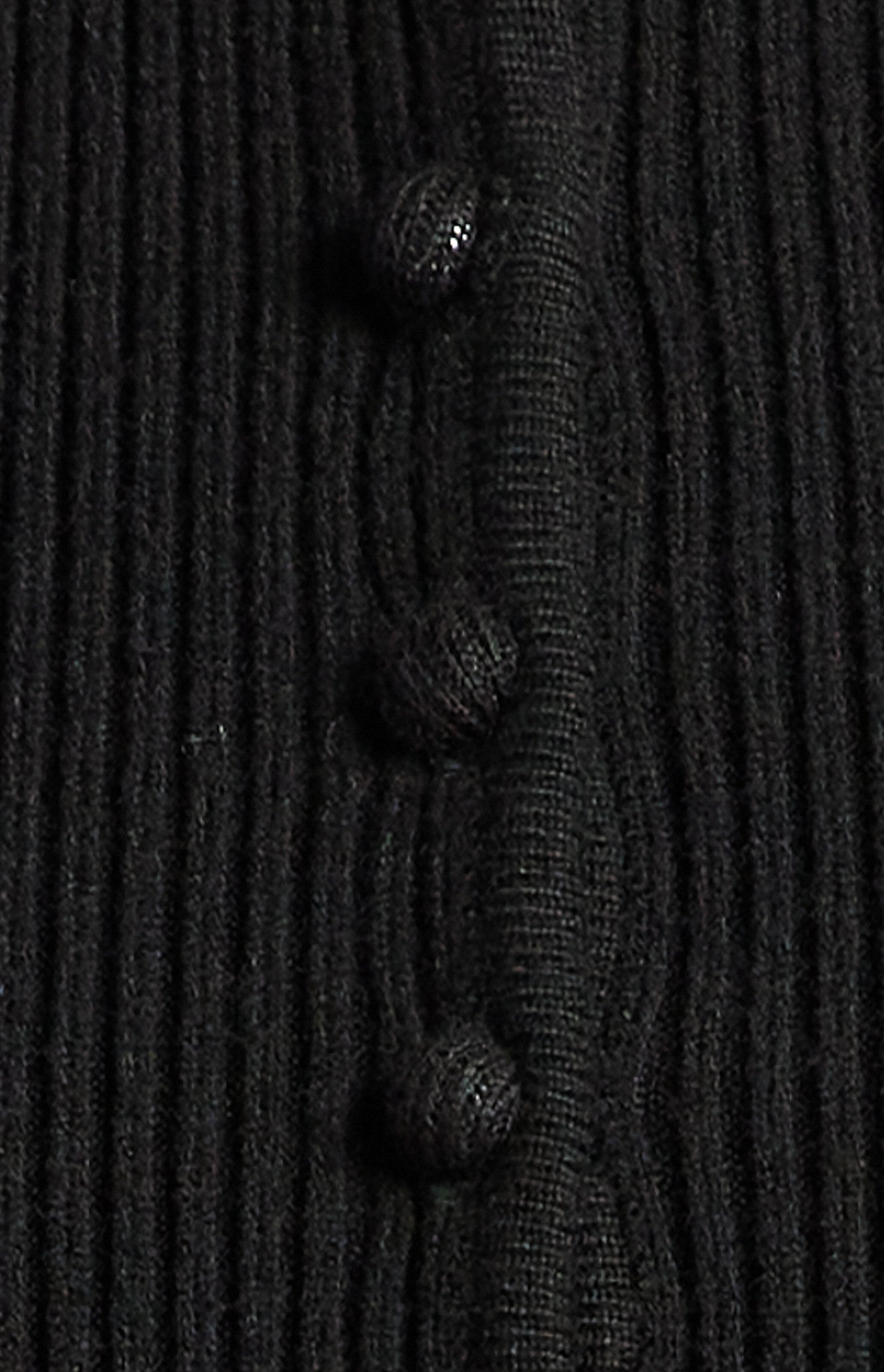 Knit Mini Dress and Cardigan Set with Self-Fabric Buttons