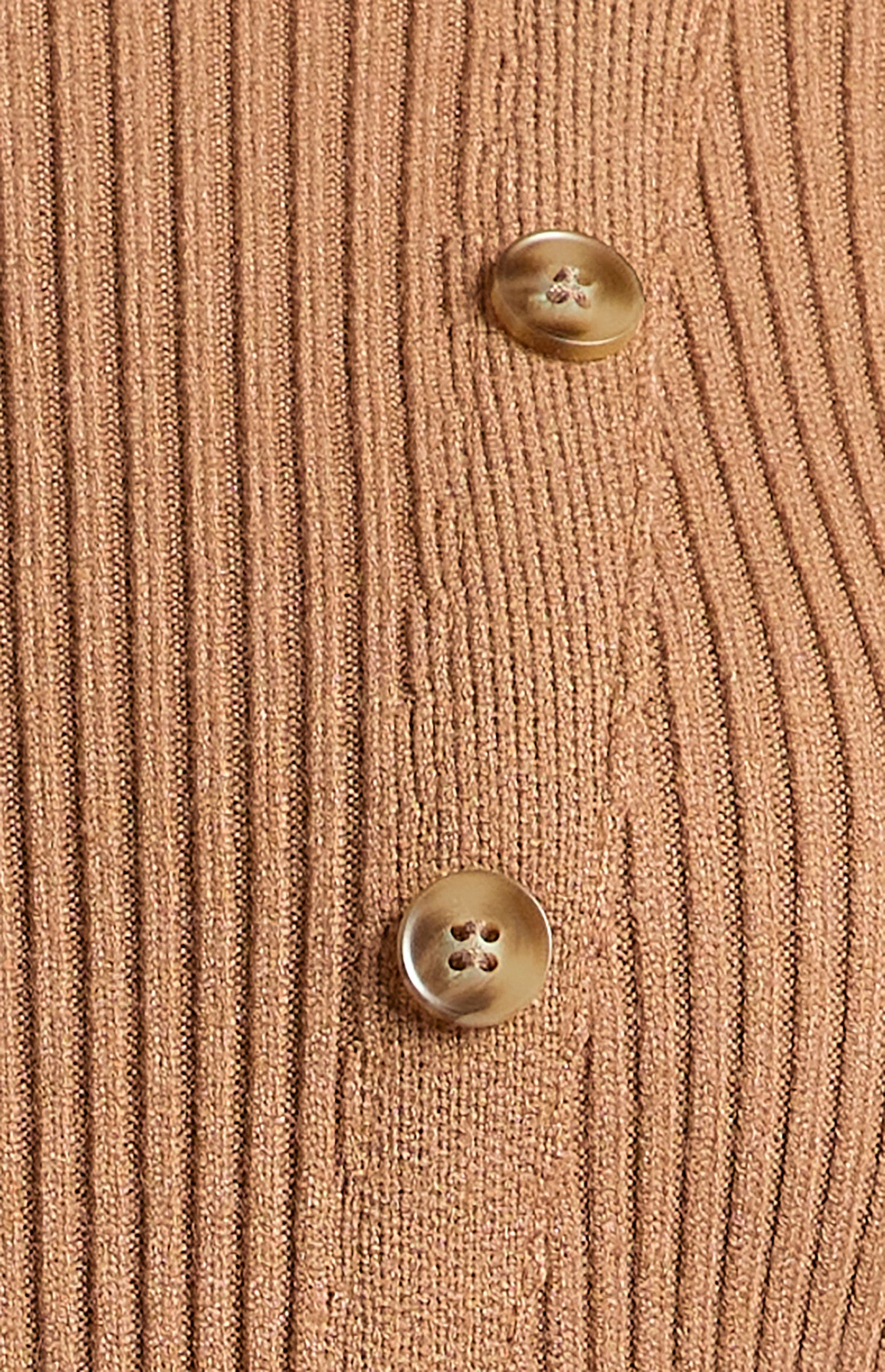 Draped Neckline Asymmetrical Button Knit Top