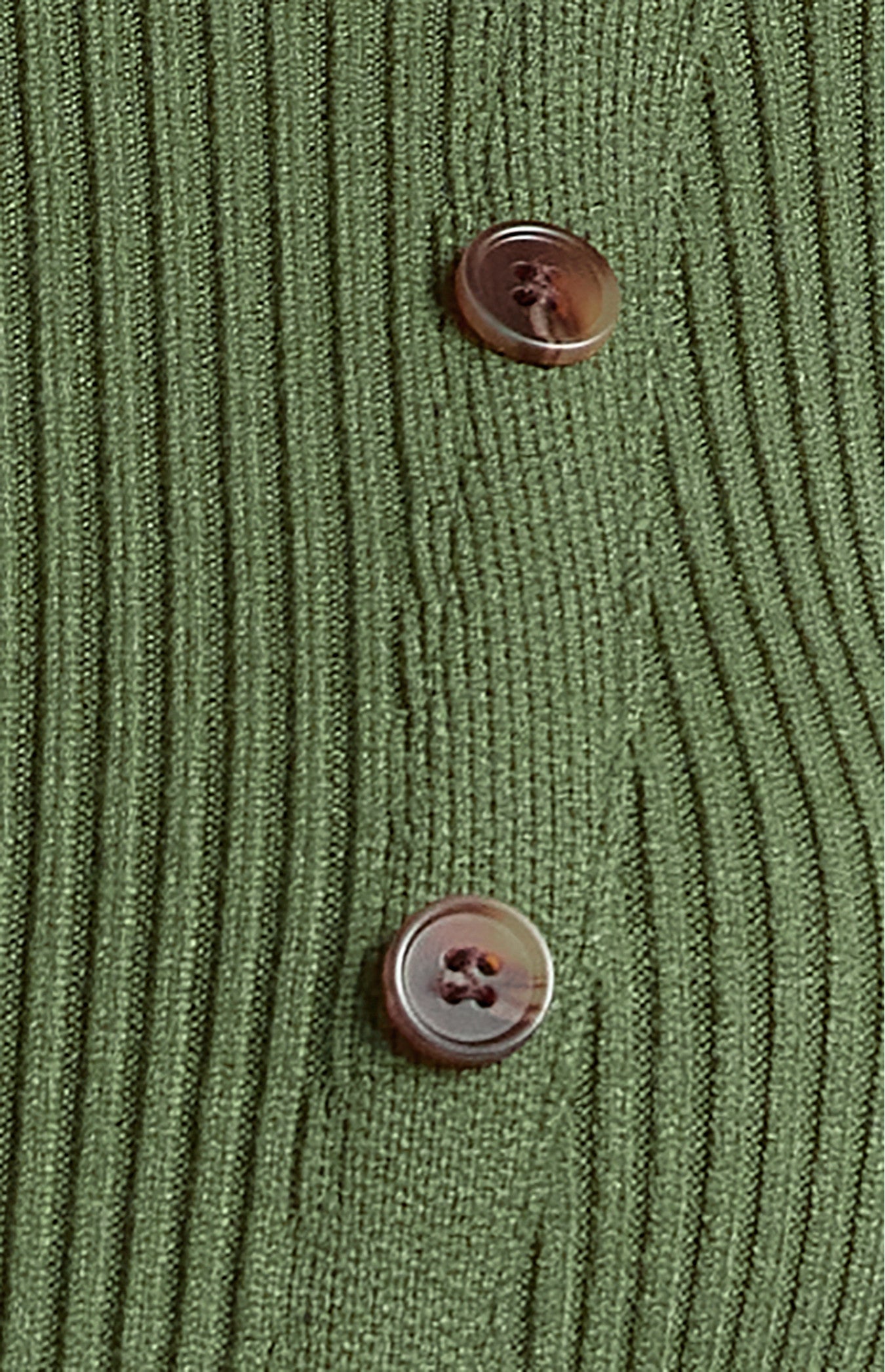 Draped Neckline Asymmetrical Button Knit Top