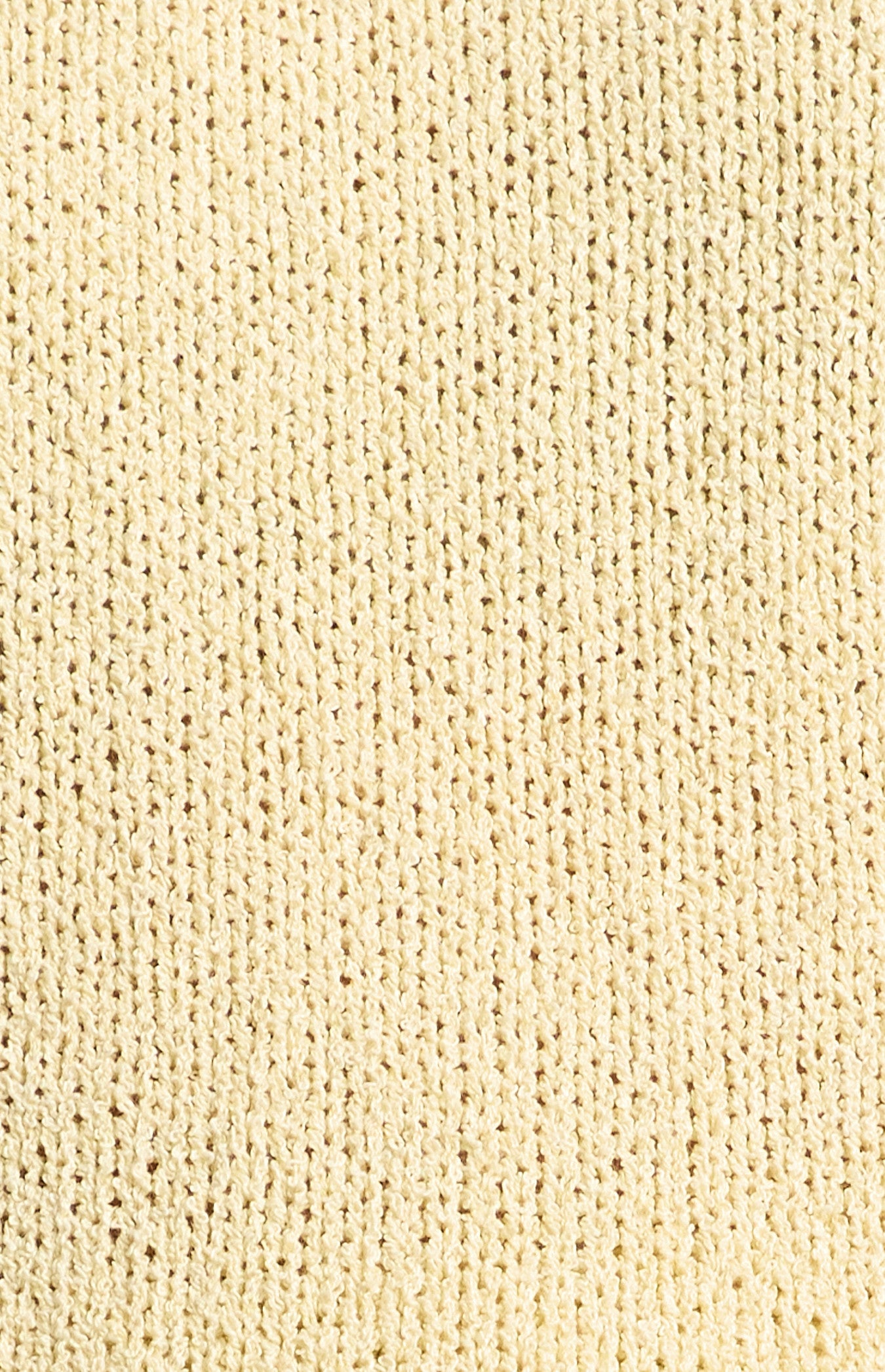 Crochet Cap Sleeves Relaxed Knit Top