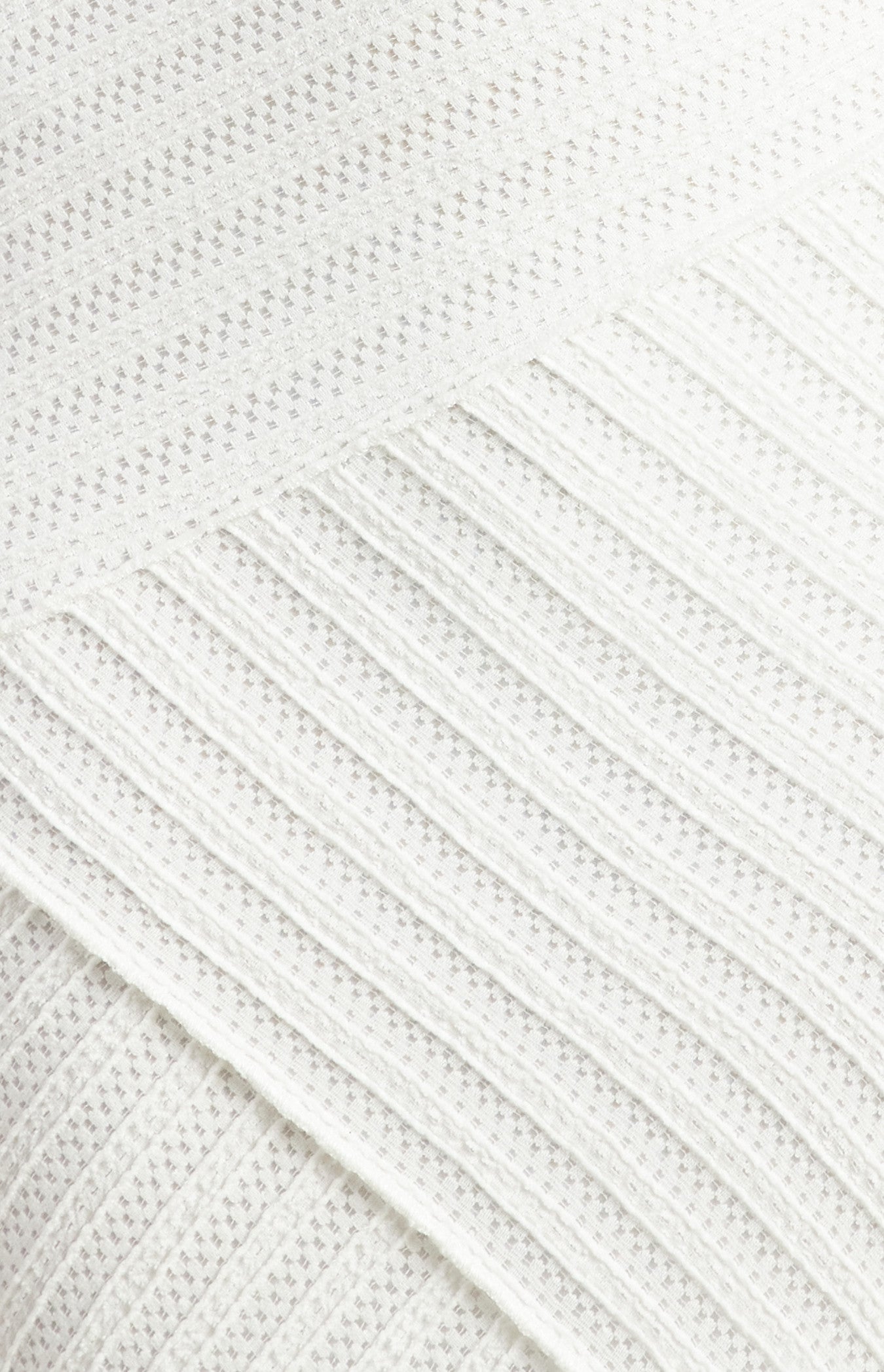 Textured Contrast Panel Jersey Top and Skirt Set