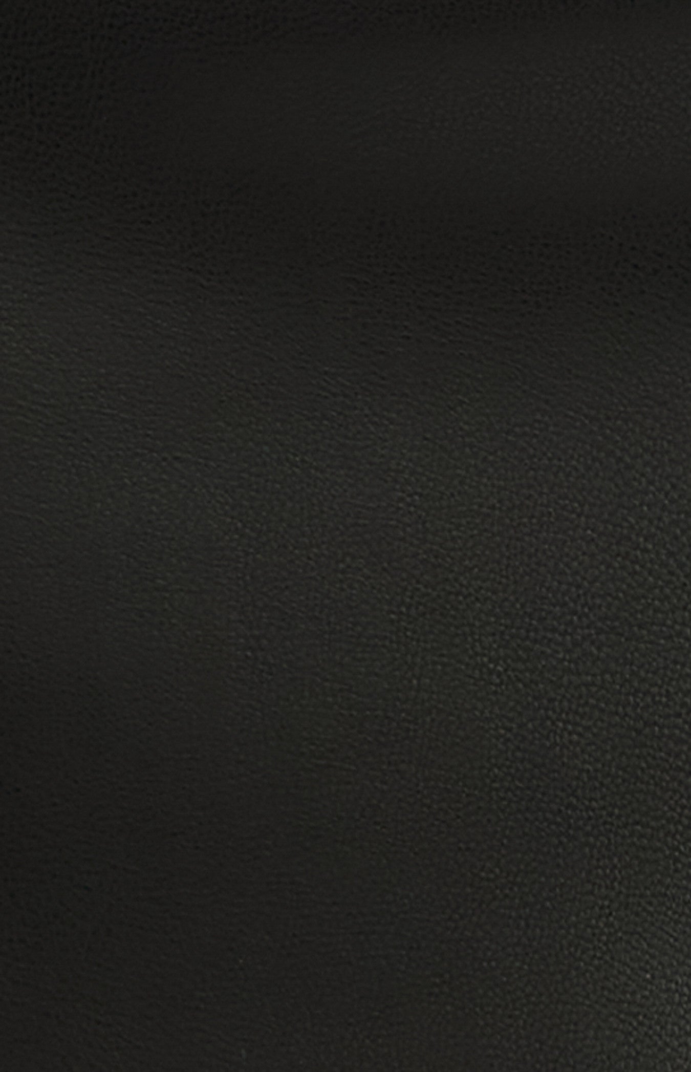 Faux Leather Ruched Seam Detail Mini Skirt