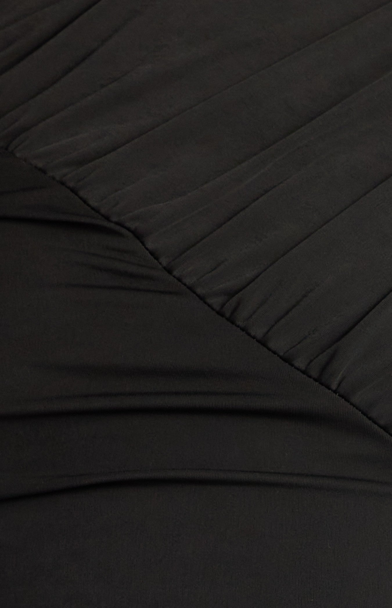 Ruched Line Detail Dressy Jersey Top