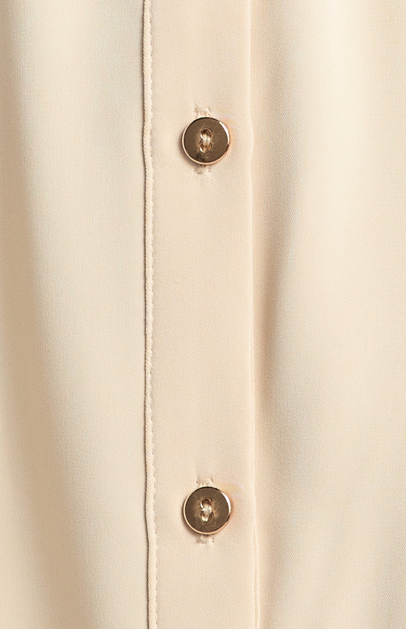 Short Sleeve Collared Shirt with Gold Buttons, Thin Belt & Toggle Detail