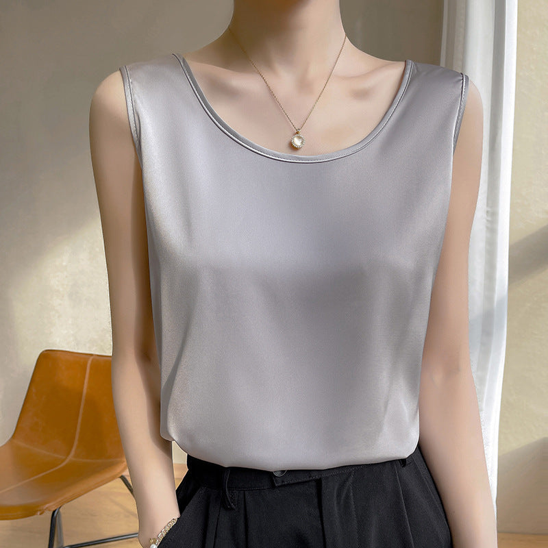 Loose Sleeveless Summer Base Top