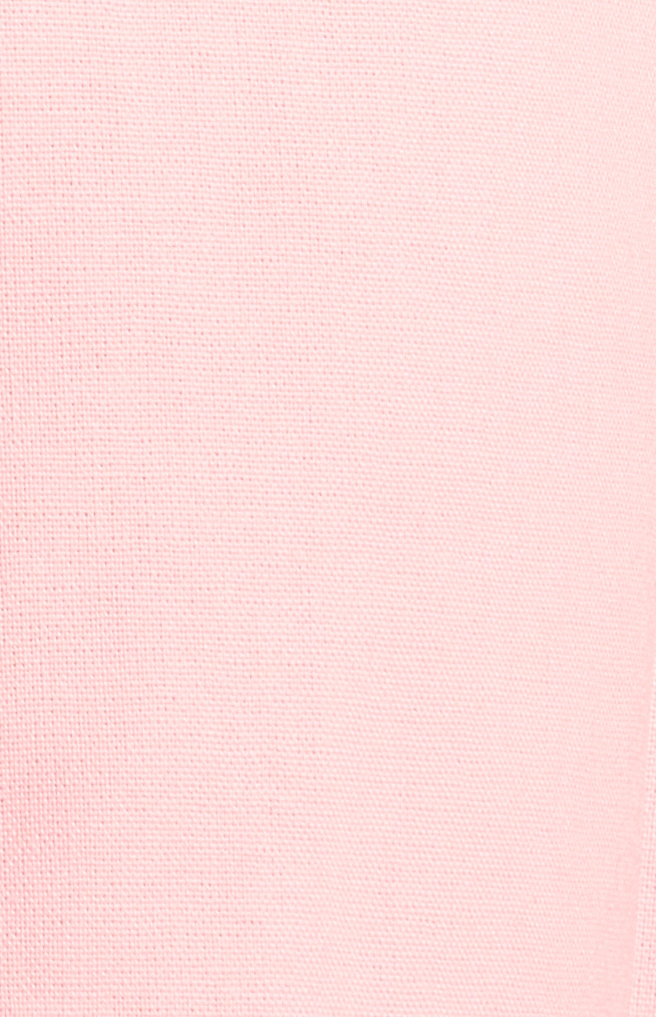 Cotton Linen Panel Detail Midi Dress with Centre Front Zip