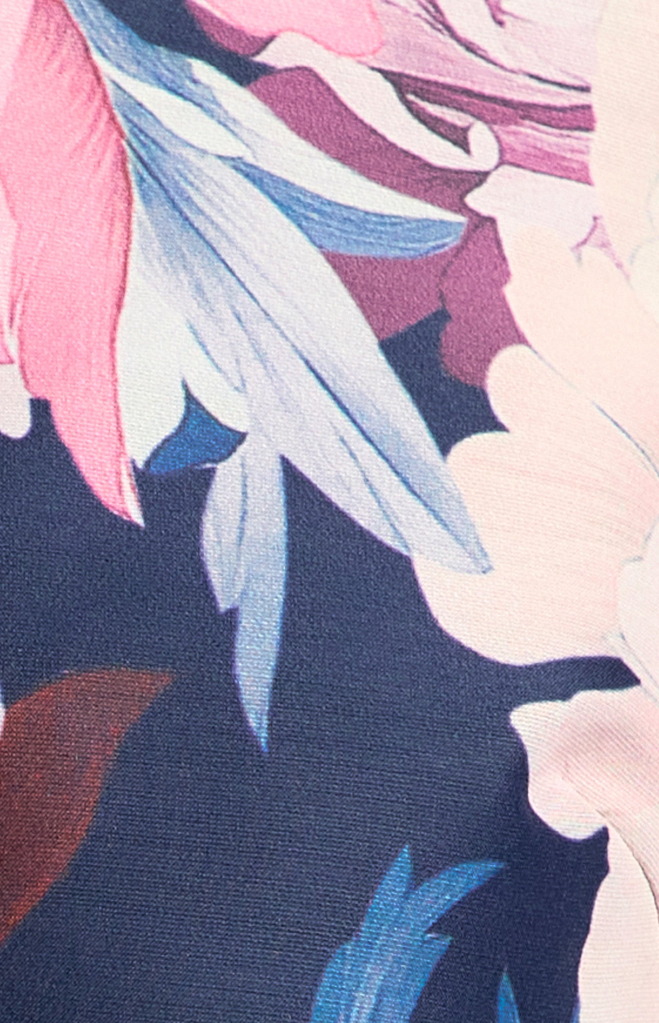 Exclusive Floral Print Asymmetric Tiered Hem Midi Dress