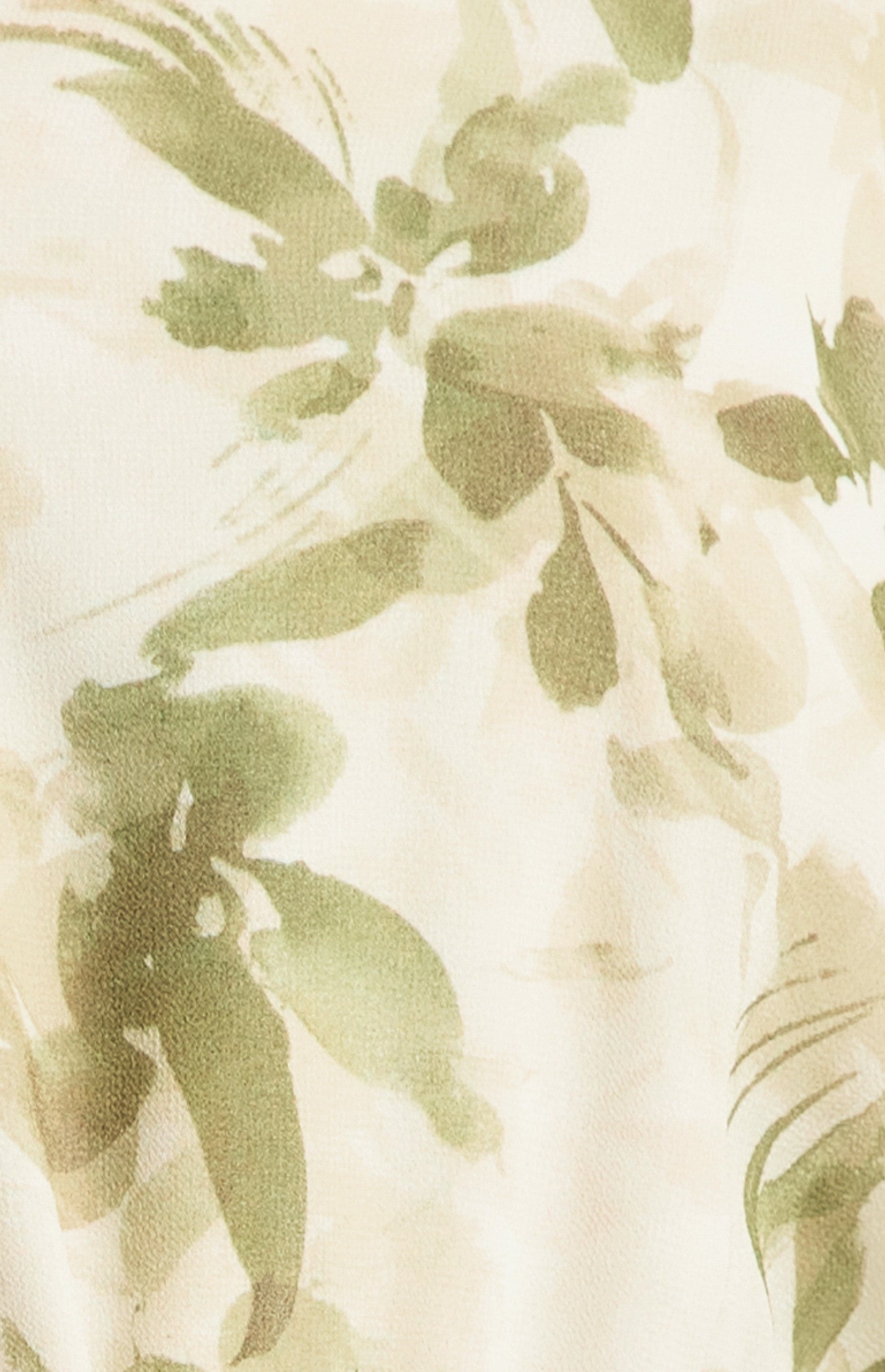 Floral Print Chiffon Dress with Elastic Waist and Ruffle