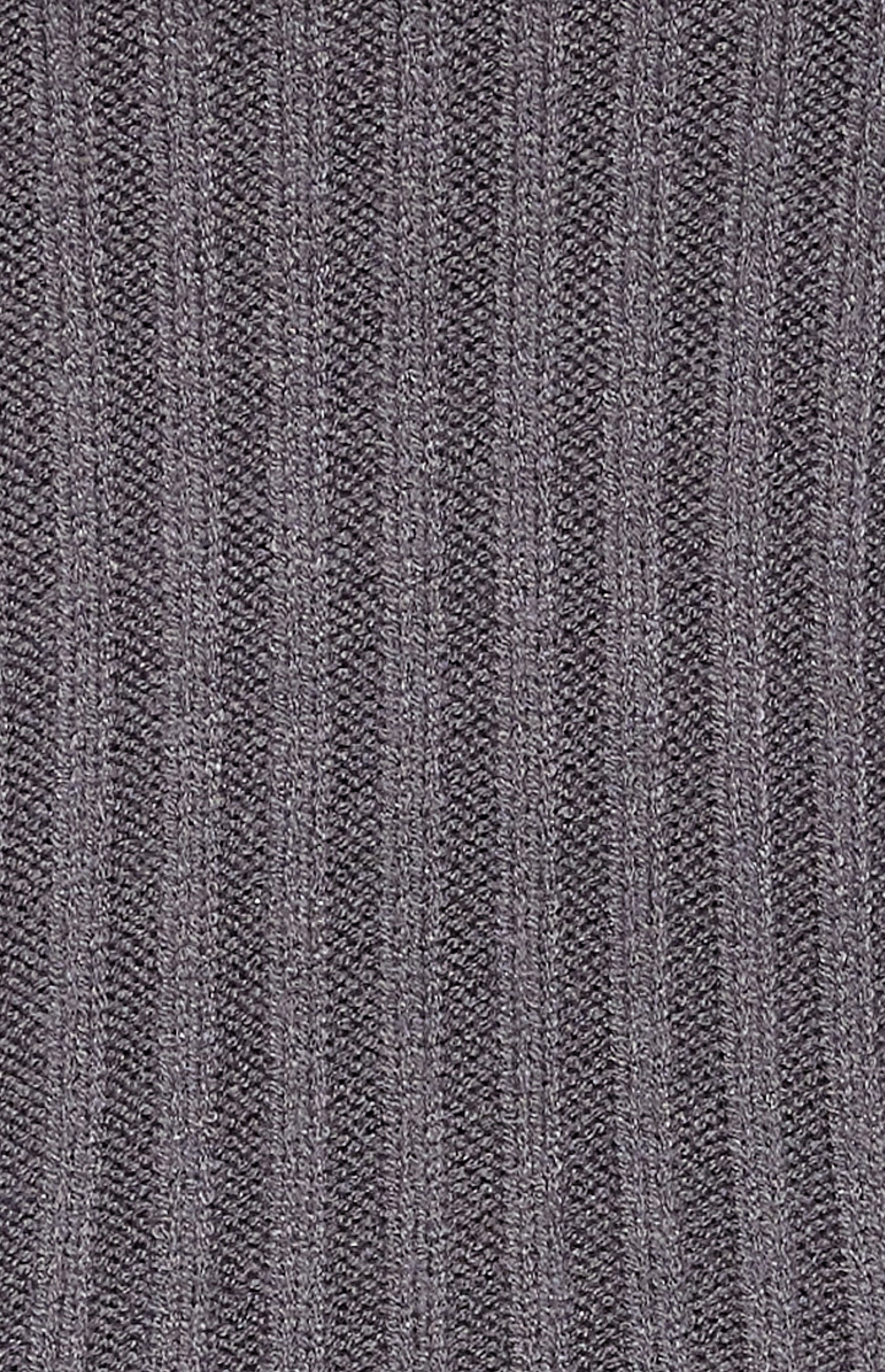 Off Shoulder A-Line Knit Dress with Panel