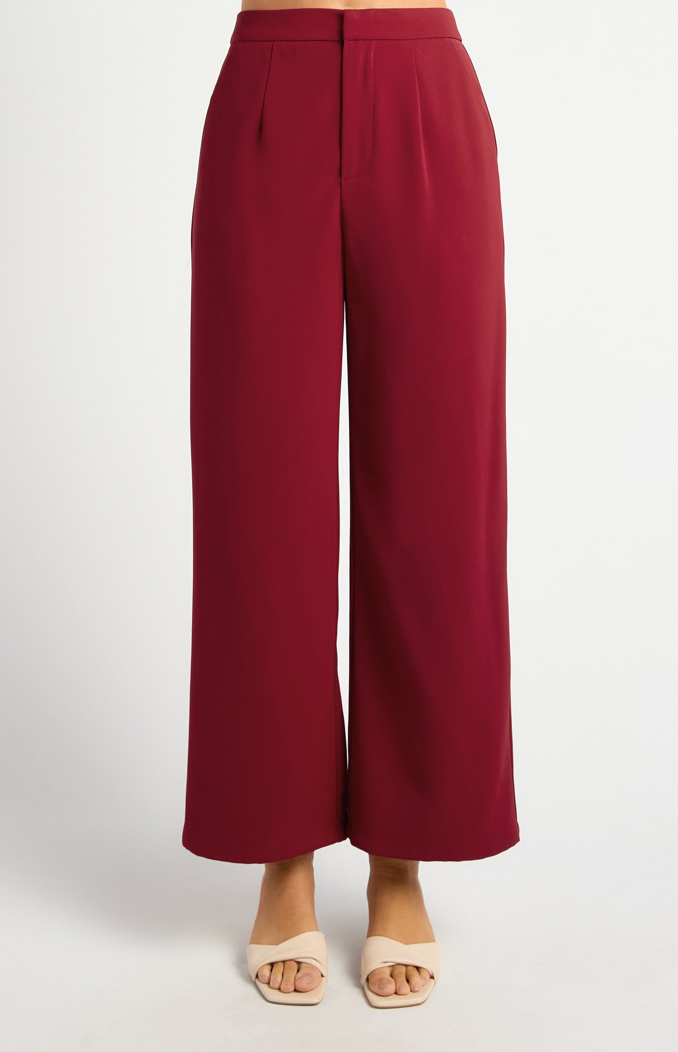 Straight Leg High Waisted Pants